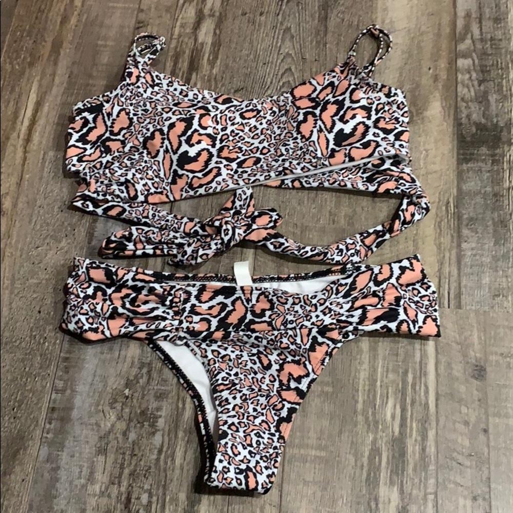 Wrap around shein bikini